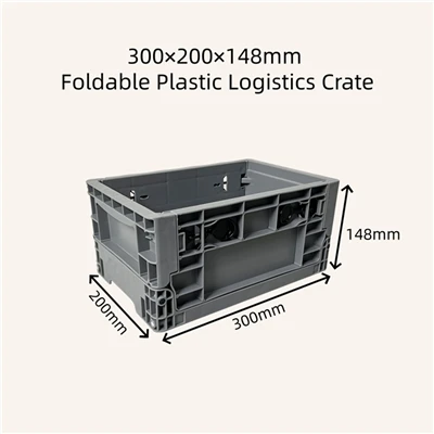 Caixa de logística de plàstic plegable de 300x200x148mm